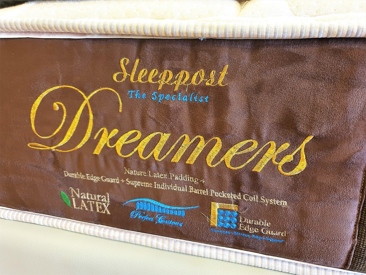 Sleeppost Dreamers Natural Latex - Pocketed Spring Mattress