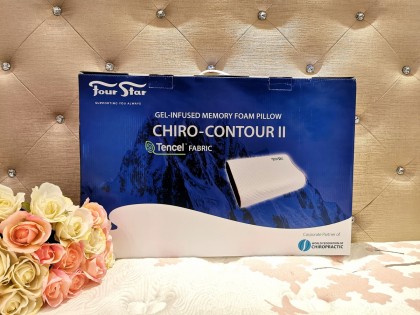 Four Star Chiro Contour II Gel Infused Memory Foam Pillow