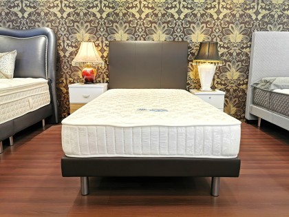 Ourhome Bliss Spring Mattress + Pvc Bedframe ( Bundle Set )
