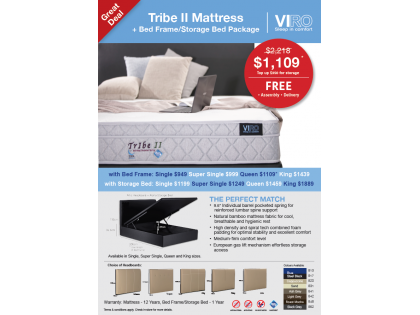Viro Tribe II Pocketed Spring Mattress