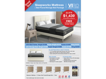 Viro Sleepworkx Pocketed Spring Mattress