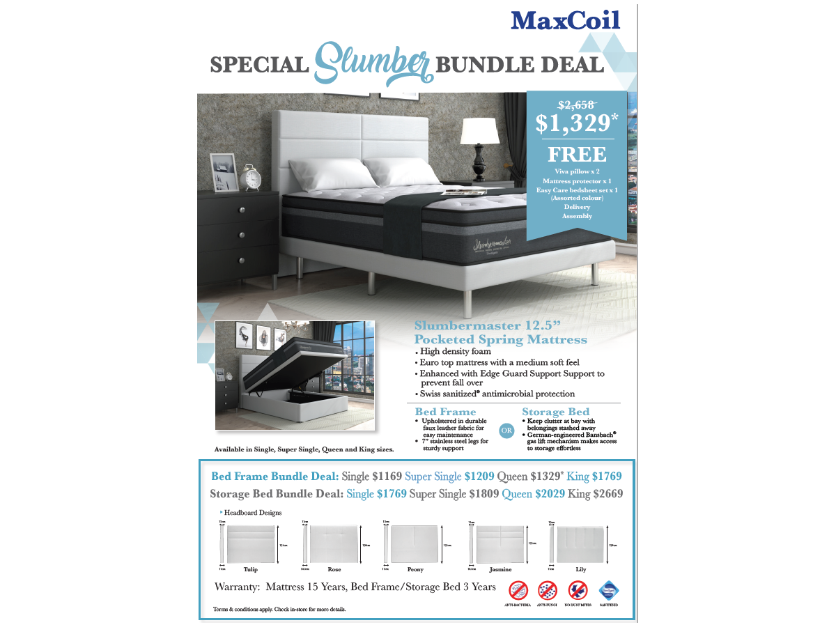 maxcoil pocketed spring mattress